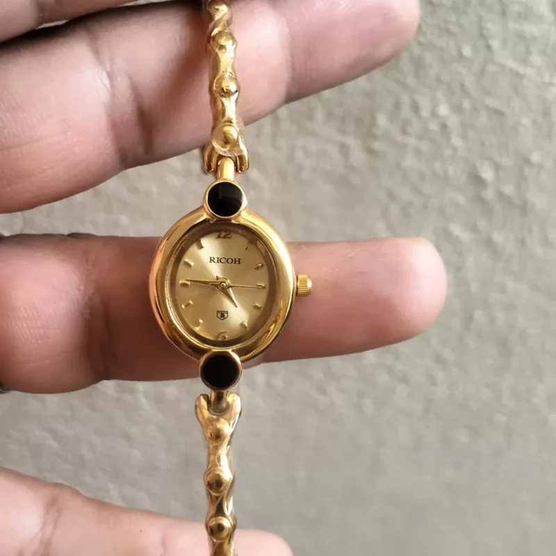 Gold Plated watch for ladies