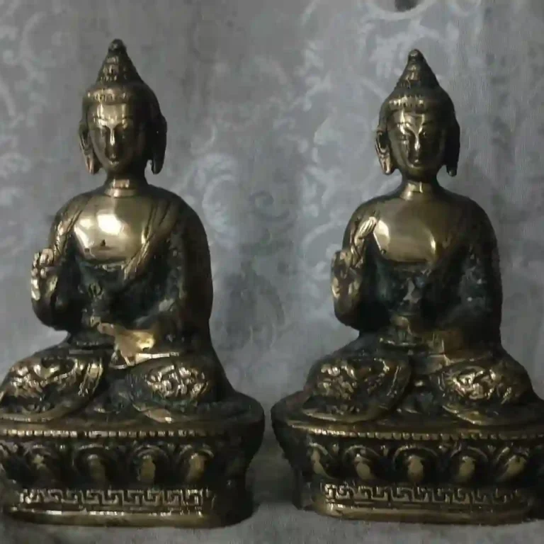 Antique Brass Budha Statue